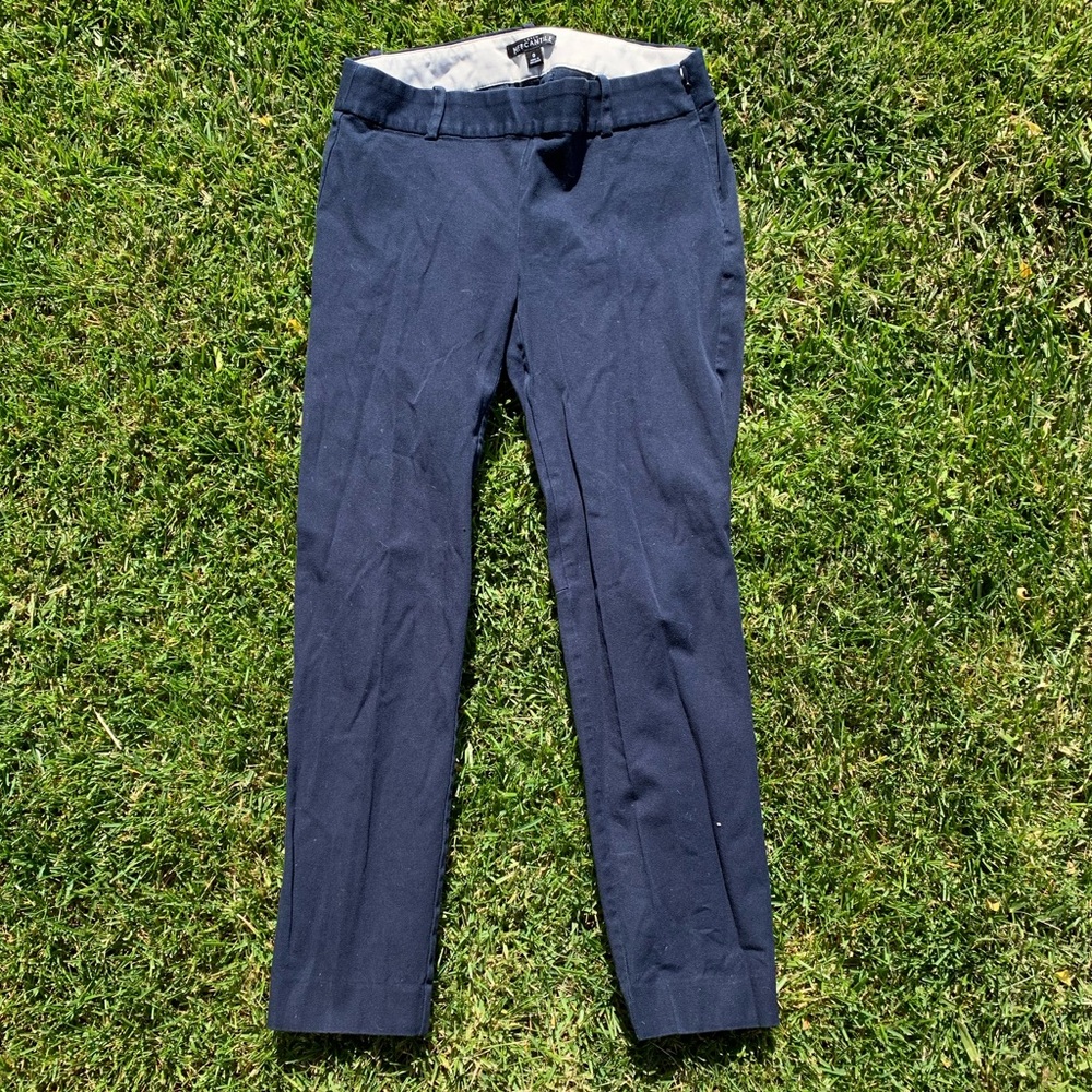 Jcrew blue stretchy work pants